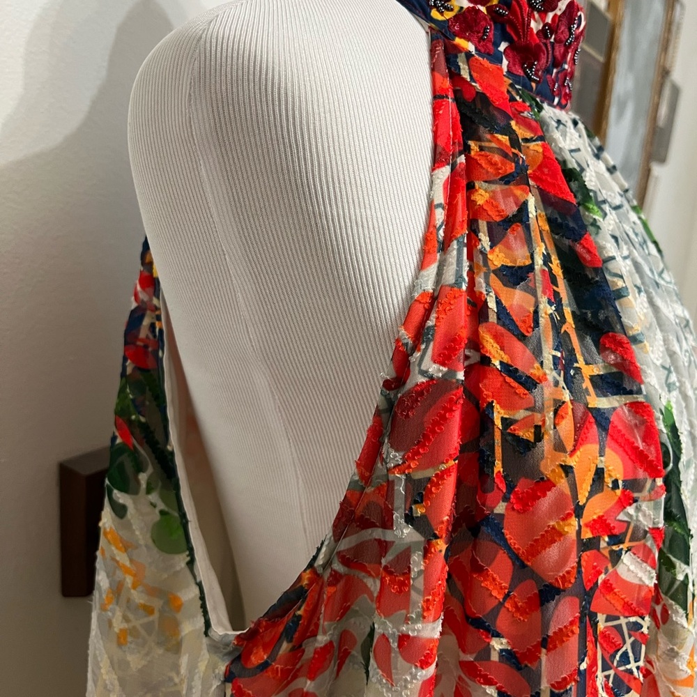 Bhanuni By JYOTI The Marilla Maxi Dress Boho Antropologie Embroidery Size XL - Picture 7 of 14